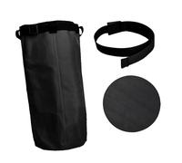 KiBcsLic Hoof Soaking Boot Adjustable Strap Comfort Easy Use Horse Soaker Bag Treatment Bucket for Pasture Management Farm, black