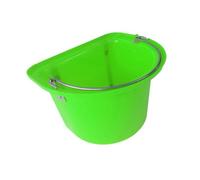 KiBcsLic Horse Feed Bucket, Feed Trough, for Easy Assembly on The Farm, Versatile, Ergonomic Feed Container for Farm Animals, And, Green