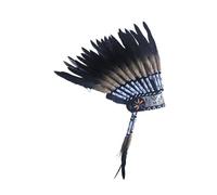 KiBcsLic Indian Headdress Feather Headdress for Stage Performance Role Playing Dance