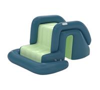 KiBcsLic Inflatable Slide with Wide Steps, Outdoor Game for Backyard Use, Green