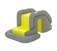 KiBcsLic Inflatable Slide with Wide Steps, Outdoor Game for Backyard Use, yellow