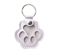 KiBcsLic Key Pendant in Paw Design for Pet Hair Storage DIY Craft Accessory, Light Purple