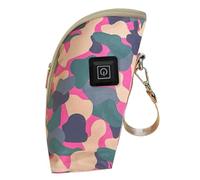 KiBcsLic Kids Bottle Warmer Bag Warming Bag Beverage Heater for Newborn Portable Adjustable Temps, Style B