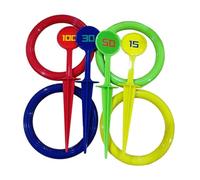 KiBcsLic Kids Rings Toss Game Tossing And Active Play Set for Indoor Outdoor Beach