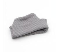 KiBcsLic Knitted Doll Cap Mini Cuffed Stocking Cap Knit Headwear Soft ribbed cloth accessory for styling suitable for 17cm dolls 1/6 scale BJD dolls 1 , Gray , Cuffed