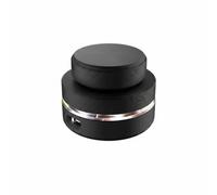 KiBcsLic Knob Controller Aluminum Alloy Rotary Keyboard Button RGB Light Computer Mute Knob for Gaming Enthusiasts, Live Broadcasting, Desk, Black