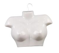 KiBcsLic Ladies' Upper Torso Display Form Half Body Display Model,Decoration Clothing Rack Female Mannequin Torso for Dress Display, Skin Color