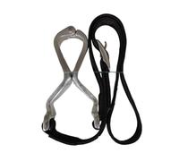 KiBcsLic Laryngeal Support for Horses, Ergonomic Professional Horse Grooming Device, Correction of Swallowing Behavior, black
