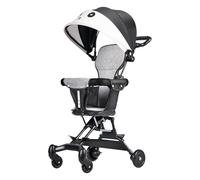 KiBcsLic Lightweight, Bidirectional Model with Forward and Rotation, Portable 360° Swivel Wheels for, and Adjustable Handle, Panda Pattern