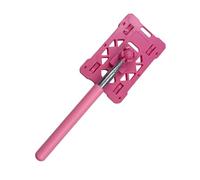 KiBcsLic Lightweight Telescopic Tool for Vehicle Payment Access, Pink