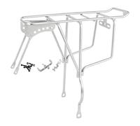 KiBcsLic Luggage Rack Rear Seat Carrier Removable Carbon Cargo Carrier with Quick Release System And Heavy Duty Support Suitable for Cy, Silver