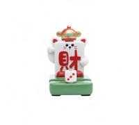 KiBcsLic Mahjong Tile Phone Holder Practical Gift Chinese Good Luck Phone Stand Hands Viewing Desk Decoration for Students, Office Workers, Study Room, Cai