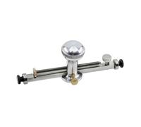 KiBcsLic Manual Instrument Accessory for Guitar Sound Hole Opening with Brass Components, aluminium