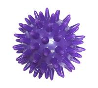 KiBcsLic Massage Ball with Nubs, Massage Roller for Home, Office and on The Go, 6 Cm Diameter, Exercise Ball, Foot Massage Ball for Neck, Shoulders and Back, Purple, 6cm