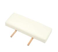 KiBcsLic Massage Table Extension Cushion, Comfortable Footrest, PU Leather and High-Density Sponge Foam Support, Suitable for Spas, Beige