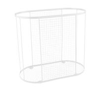 KiBcsLic Mat Storage Basket, Home Gym Storage Organizer, Practical, Kettlebell Training Equipment Basket And, White
