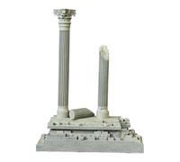 KiBcsLic Mini Roman Column Aquarium Accessories Artificial Roman Ruins Decoration Figure Resin Landscape Elements for Aquarium Design Home Office, Set B
