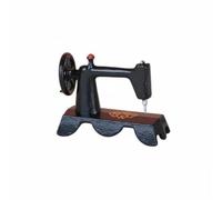 KiBcsLic Miniature Dollhouse Accessory Vintage Ornament Tiny Stitching Machine Prop Alloy Scene Decor Suitable for Dollhouse Workshops Photography Layouts Model Rooms Shelf Styling