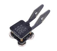 KiBcsLic Morse Code Key Double Paddle Radio Ham Send Telegram Lightweight Brass Telegraph Key 3.5mm Interface Cable for Computers