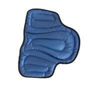 KiBcsLic Multipurpose Saddle Pad for Equestrian Use Comfortable Quilted PU Leather, Blue