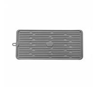 KiBcsLic Non-Slip Coffee Machine Mat Protects Countertops Coffee Maker Mat Heat Resistant Slush Machine Sheltering Pad, Gray