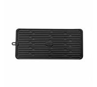 KiBcsLic Non-Slip Coffee Machine Mat Protects Countertops Coffee Maker Mat Heat Resistant Slush Machine Sheltering Pad, Black