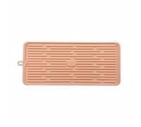 KiBcsLic Non-Slip Coffee Machine Mat Protects Countertops Coffee Maker Mat Heat Resistant Slush Machine Sheltering Pad, Pink