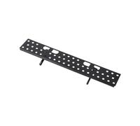 KiBcsLic Organizer for TV Top Shelf, Adjustable Mounting Bracket for Computer and Cable Box, 10x60CM with hole