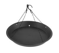 KiBcsLic Outdoor Bird Feeder for Attracting Birds in the Garden, Black