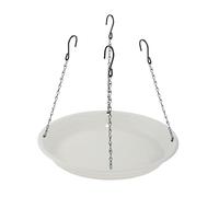 KiBcsLic Outdoor Bird Feeder for Attracting Birds in the Garden, White