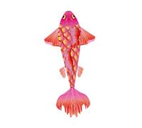 KiBcsLic Outdoor Large Kite Beginner Flyer with Sturdy Non Woven Cloth Easy Assembly And Stable Flying Suitable for Family Trip Park, 1.44 M Red