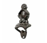 KiBcsLic Owl Wall Opener Easy to Use Cast Metal Owl Opener Rust-Resistant House Decoration for Patio, Balcony, 8623 Monkey Speak No