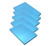 KiBcsLic Pack of 5 Foam Sheets, Foam Boards, DIY Modeling Art, Crafts, Party Decoration, Art Supplies, Blank, Sturdy Rectangles, 29x20x2CM