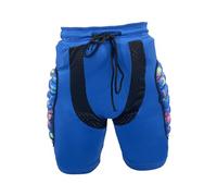 KiBcsLic Padded Shorts for Kids 3d Eva Pad Hip Protector Sponge Cushioning for Buttocks Thigh Tailbone Protection Suitable for Skating Snowboard Skiing Outdoor, Blue M