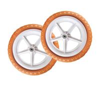 KiBcsLic Pair of 12inch Bike Wheels for Children’s Balance Bikes, Solid Construction with EVA Foam Inner Tube, Red Bronze