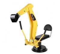 KiBcsLic Pedal-Operated Digger Toy Metal Body Children's Digger Sandbox Friendly for Cold-Weather Play