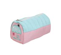 KiBcsLic Pencil Zipper Holder for Boys and Girls Birthday Surprise, Pink Green