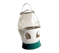 KiBcsLic Pigeon Drinker Bird Water Drinker Feeder Dispenser Waterer Material with Stable Base Suitable for Backyard Pet Shop, 2L Gray 27cmx17.5cm