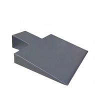 KiBcsLic Pilates Reformer Box Wedge Ergonomic Design Pilates Wedge Block High Density Foam Stretching Discipline Incline Board for Women, Home Gym, Dark Gray