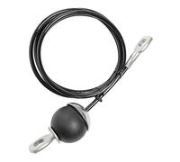 KiBcsLic Portable Fitness Pulley Cable 0.24inch for Lifting Wrists Arms Training, 7m