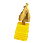 KiBcsLic Ppr Lifting Stepped Drill Steel Titanium Plate Water Pipe Puncher Drill Accessory Sturdy Structure Quick Change Drill, 25 mm