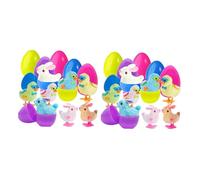 KiBcsLic Prefilled Easter Eggs with Dolls,Basket Stuffers Fillers,Present Gift,Fillable Eggs Stuffed Animals for Children,Adults, set of 16