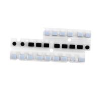 KiBcsLic Professional Conductive Rubber Keyboard Keycaps, Replacement Function Keys for Electronic Keyboards. Suitable for Professionals, Left Mount