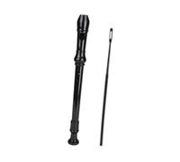 KiBcsLic Professional Descant Recorder with German Fingering for Adults, Black