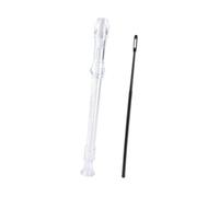 KiBcsLic Professional Descant Recorder with German Fingering for Adults, Clear