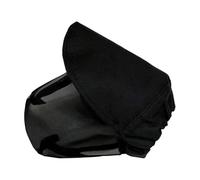 KiBcsLic Professional Multifunctional Mesh Dog Head Hood for Adventures, Camping And Outdoor Activities, Black, S