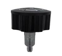 KiBcsLic Pull Pin Spring Knob Bike Spring Knob M16 Adjustment Pin Knob Replacement Parts for Home Gym Fitness Gear Equipment and Exercise Bikes Height Adjustment Screw 5.8cm, Black