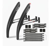 KiBcsLic Quick Release Cycle Mudguard Full Coverage Front and Rear Bike Fenders Impact Resistant Bike Mudguard Set for Mountain Bikers, Rainy Days, Wet Roads, Mountain Front Rear