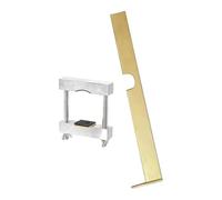 KiBcsLic Repair Clamp Fingerboard Prolongation Measurement Ruler Sturdy Compact Violins