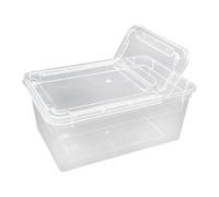 KiBcsLic Reptile Feeder, Breeder, Turtle Transporter, Transparent, for Tarantulas, Horned Frogs, Geckos, And Other Lizards, Style C